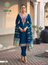 Heer Vol 1 By Passion Tree Barlin Plain Kurti With Bottom Dupatta Wholesalers In Surat
